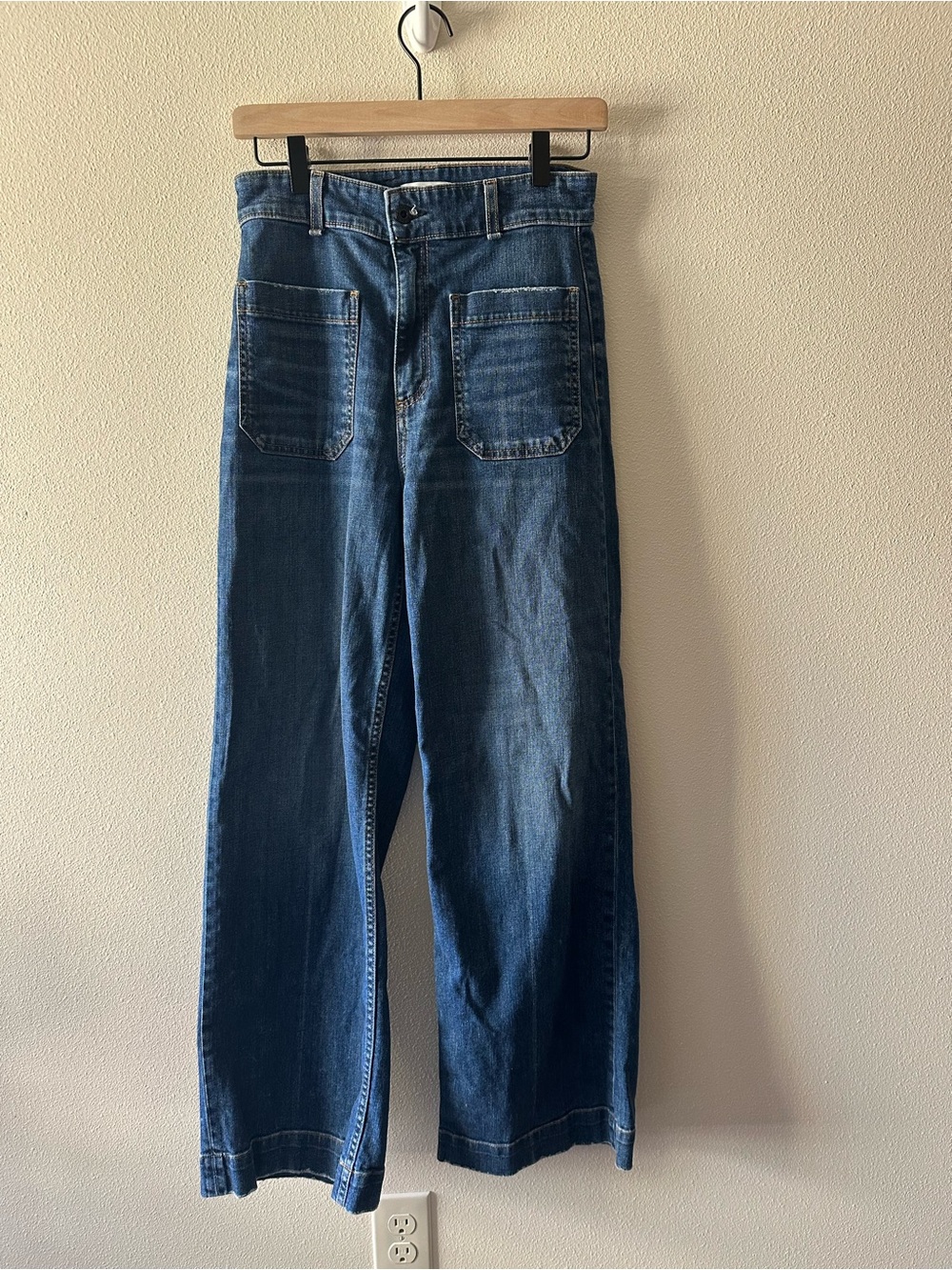 ASKK NY sailor wide leg jeans in gunnison wash size 27 designer jeans - Picture 8 of 9